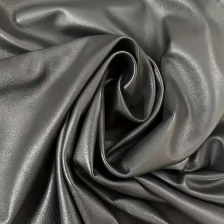 Craft Multi-Purpose Sheepskin Handcraft Leather Fabric -60cm - Black