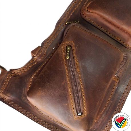 Genuine Leather Diesel Crossboy Sling Bag Proudly South African