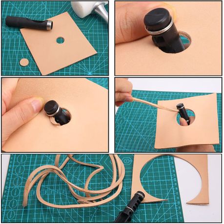 Craft Leather Strip Hand Cord Knife Rotary Cutter Set -15cm