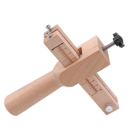 Craft DIY Wooden Adjustable Leather Strip & Strap Belt Cutter 6 Set - 20cm