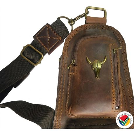 Genuine Leather Diesel Crossboy Sling Bag Proudly South African