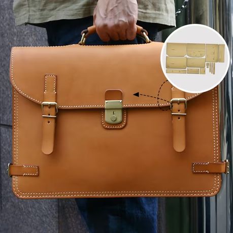 Craft 14pcs Leather Briefcase & Handbag Making Kraft Paper Template Setv
