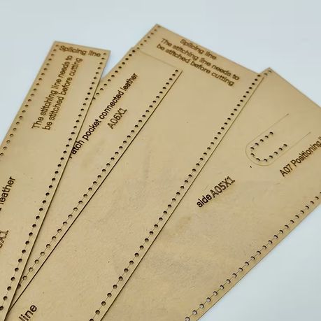 Craft 15pcs Leather Handbag & Wallet Making Kraft Paper Template Set