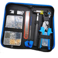 Craft DIY Tool Leather Punch Snap Button Rivet Pliers Hammer Set of 348pc