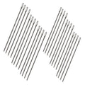 Craft Stainless Steel Leather Sewing Needles With Large Eyes - Set of 24