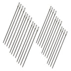 Craft Stainless Steel Leather Sewing Needles With Large Eyes - Set of 24