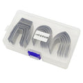 Tool Craft DIY Portable Leather V-Shape Cutter Punch - 18 Piece