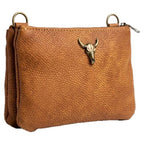 Genuine Leather Handmade Crossbody Bag - Adjustable Shoulder Strap
