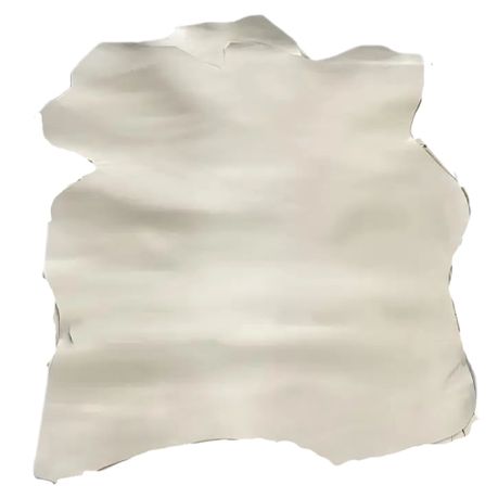 Craft Multi-Purpose Sheepskin Handcraft Leather Fabric -60cm - White