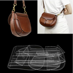 Craft Handcrafted Leather Crossbody Bag Transparent Acrylic Template - 18cm