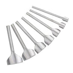 Tool DIY Arc-Shaped Half-Round Steel Manual Leather Cutter Punch - 7 Piece
