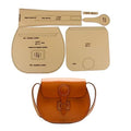 Craft DIY Handcrafted Leather Handbag Pattern Template 7pc - 23cm