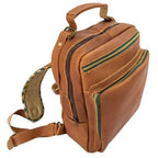 Genuine Leather Camel Backpack Proudly South African (36cm) - 15L