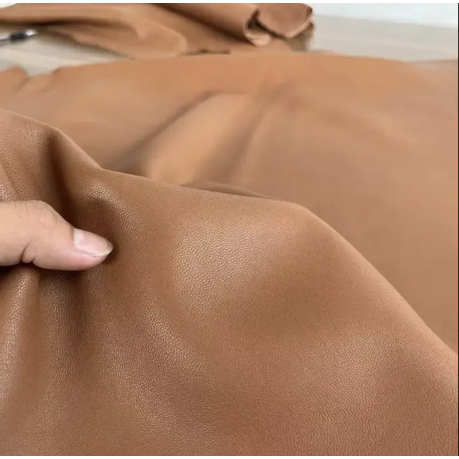 Craft Multi-Purpose Sheepskin Handcraft Leather Fabric -60cm - Brown