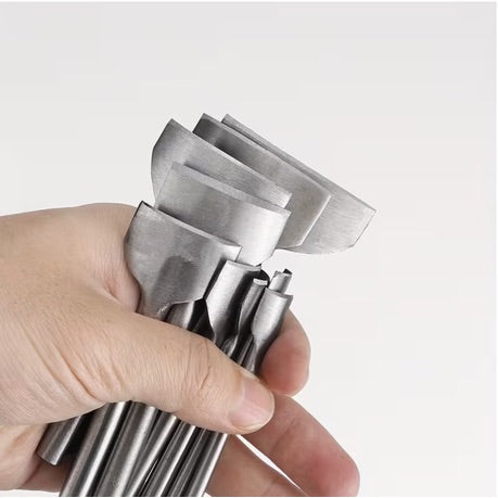 Tool DIY Arc-Shaped Half-Round Steel Manual Leather Cutter Punch - 7 Piece