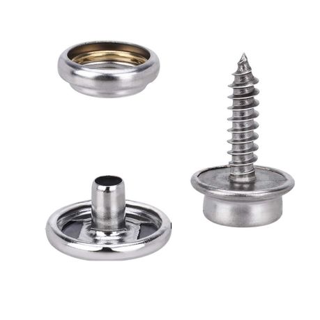 Craft DIY Leather Rivets Kit Double Cap Brass set