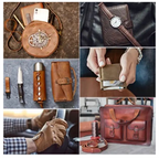 Craft Long & Smooth Brown Leather Strap For DIY Projects (200cm x 1cm)