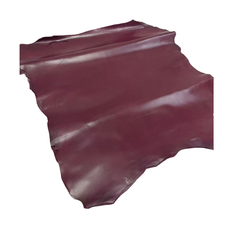 Craft Multi-Purpose Soft Durable Sheepskin Handcraft Leather Fabric -60cm - Maroon