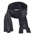 Craft Black Plastic Replacement Zippers With Adjustable Sliders - 10 Piece - 50cm