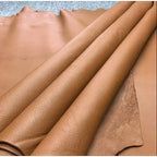 Craft Multi-Purpose Soft Durable Sheepskin Handcraft Leather Fabric -60cm - Caramel Brown