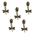 Craft Zipper Durable Cute Charms Set of 5 - 4cm