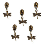 Craft Zipper Durable Cute Charms Set of 5 - 4cm