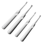 Craft U & V Shaped Stainless Steel Leather Stitching Skiving Tools - 4pc