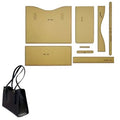 Craft 8pcs Business Tote Bag Leather Making Kraft Paper Template Set