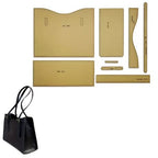 Craft 8pcs Business Tote Bag Leather Making Kraft Paper Template Set