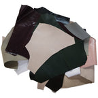 Craft DIY Genuine Leather Scraps 1kg Cowhide Set - Assorted