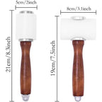 Craft Leather Carving DIY Wooden Handle Leathercraft Hammer