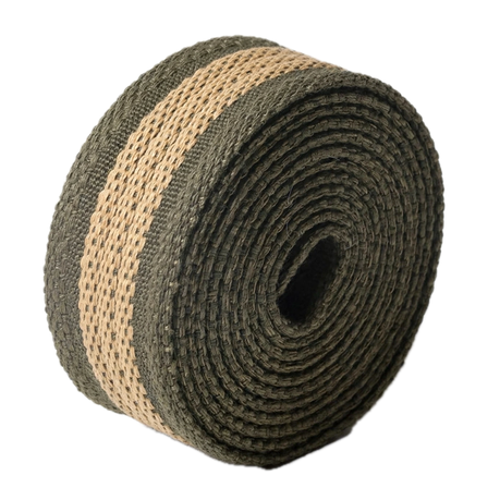 Craft DIY Durable Intercolored Webbing For Belt Straps - 45m - Green