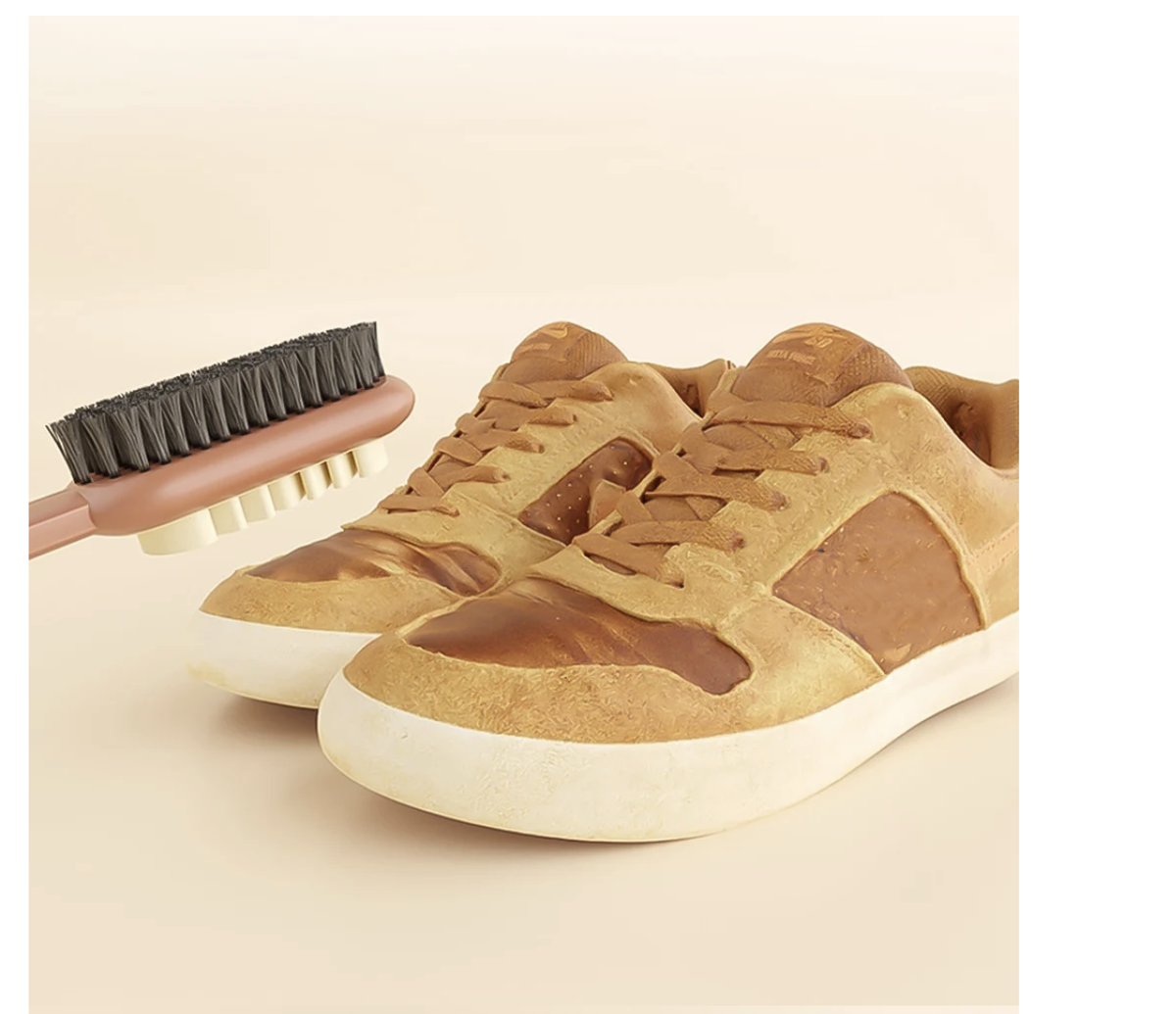 Fashion Double Sided Shoe Rubber Cleaning Suede Brushes - Set of 2