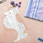 Craft Multifunctional S-shaped Patchwork Sewing Template Ruler (20cm)