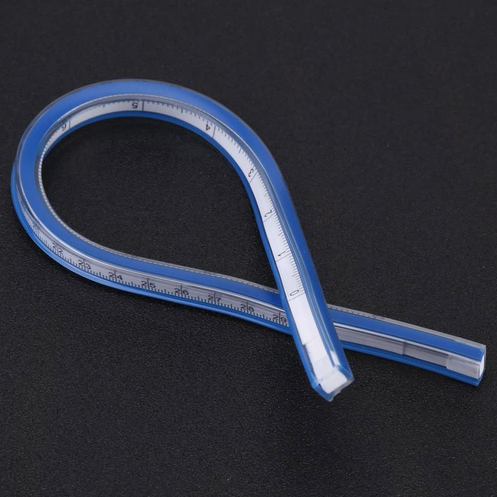 Craft Stationery Hyper Flexible Curve Ruler - Set of 2 - 30-60cm