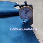 Craft Multi-Purpose Soft Durable Sheepskin Handcraft Leather Fabric -60cm - Blue