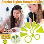Craft Versatile Dresden Quilting Design Template Rulers Set of 10