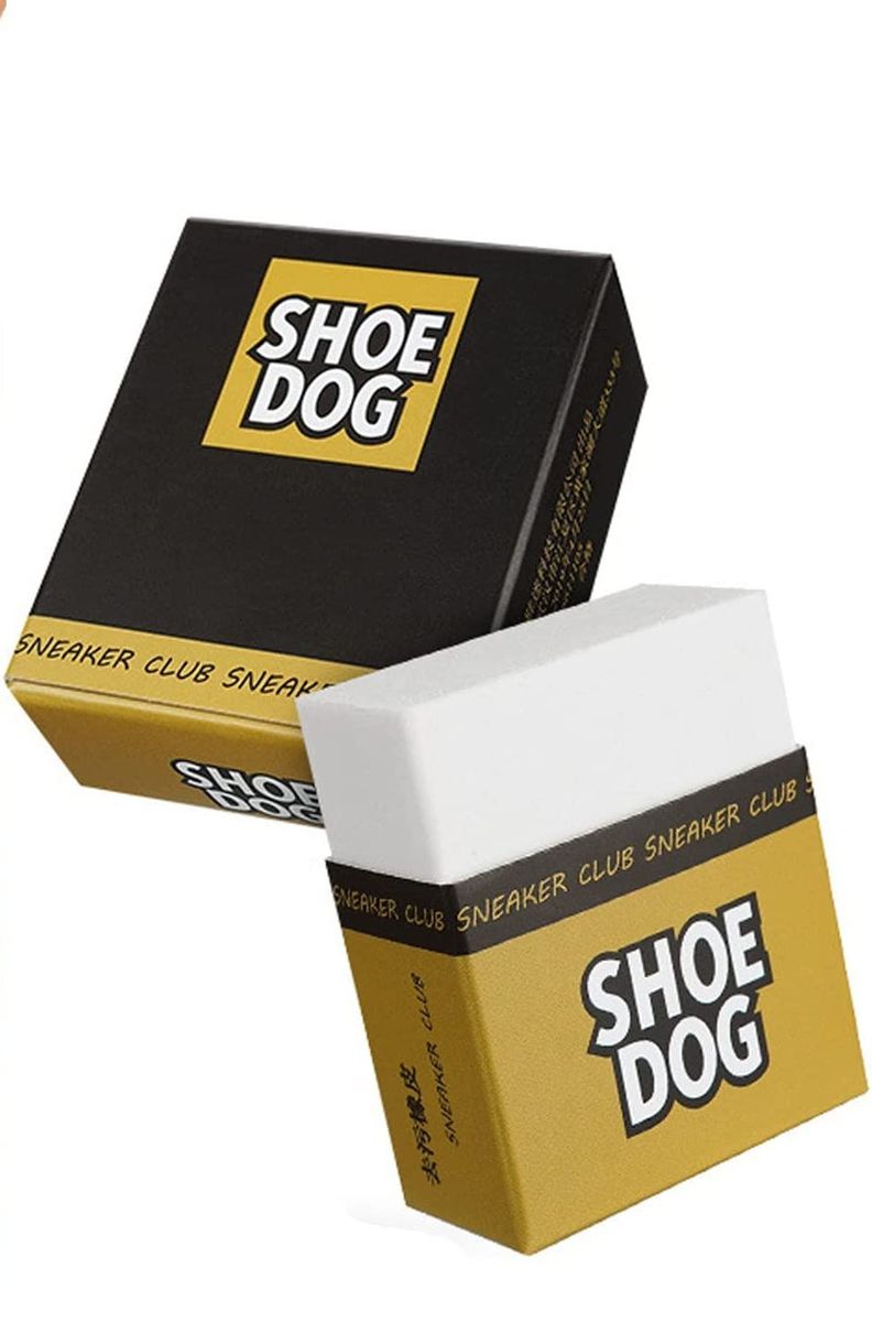 Home Shoe Dog Cleaning Eraser Suede Sheepskin Leather Fabric 2 Piece & Box