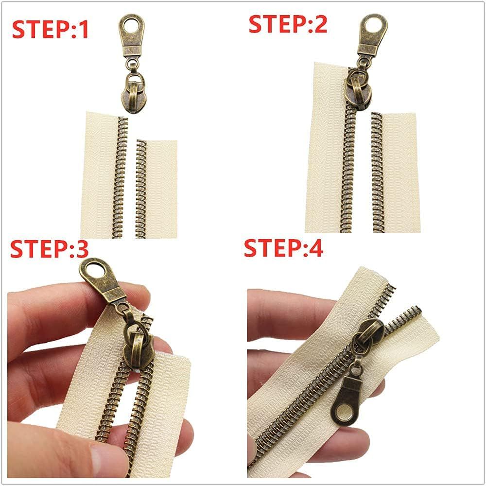 Craft 20Pcs Nylon Coil Zippers For DIY Sewing Craft - 4.3cm