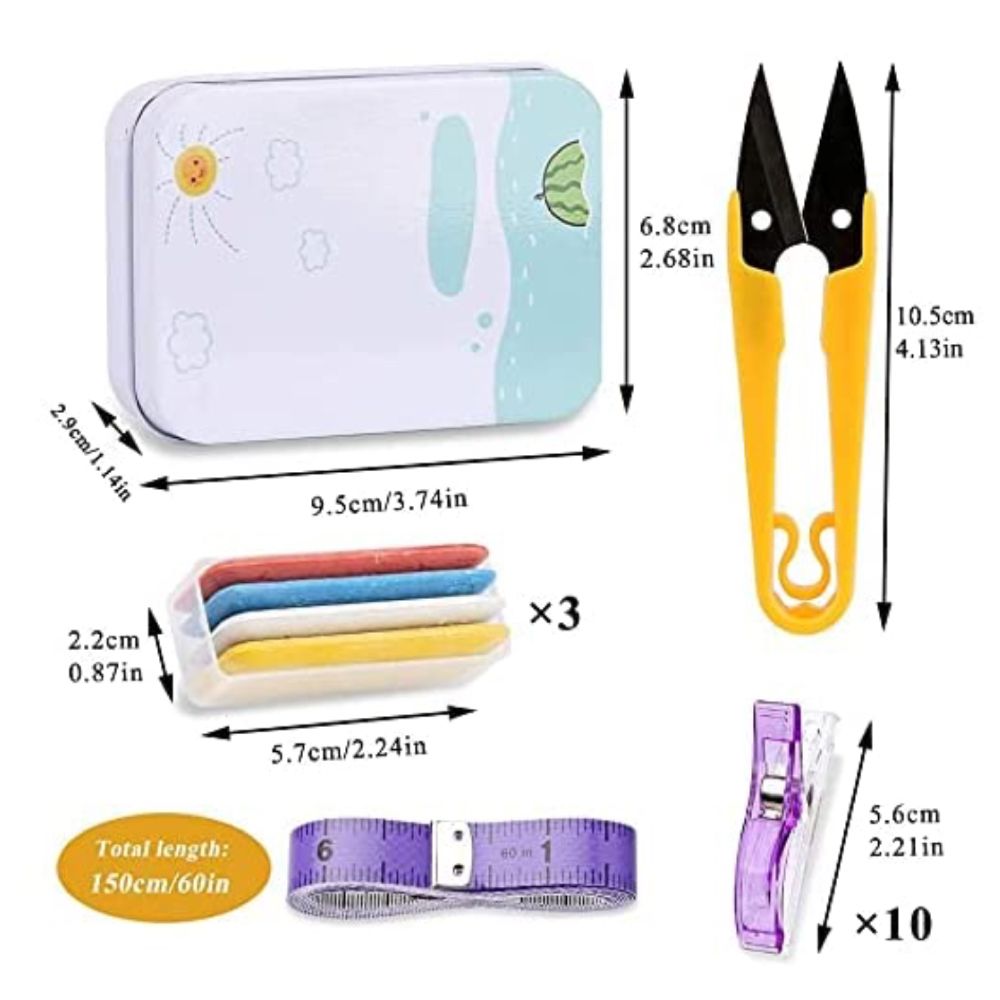 Craft French Curve Tailors Sewing Ruler With Accessories (29 Piece Set)