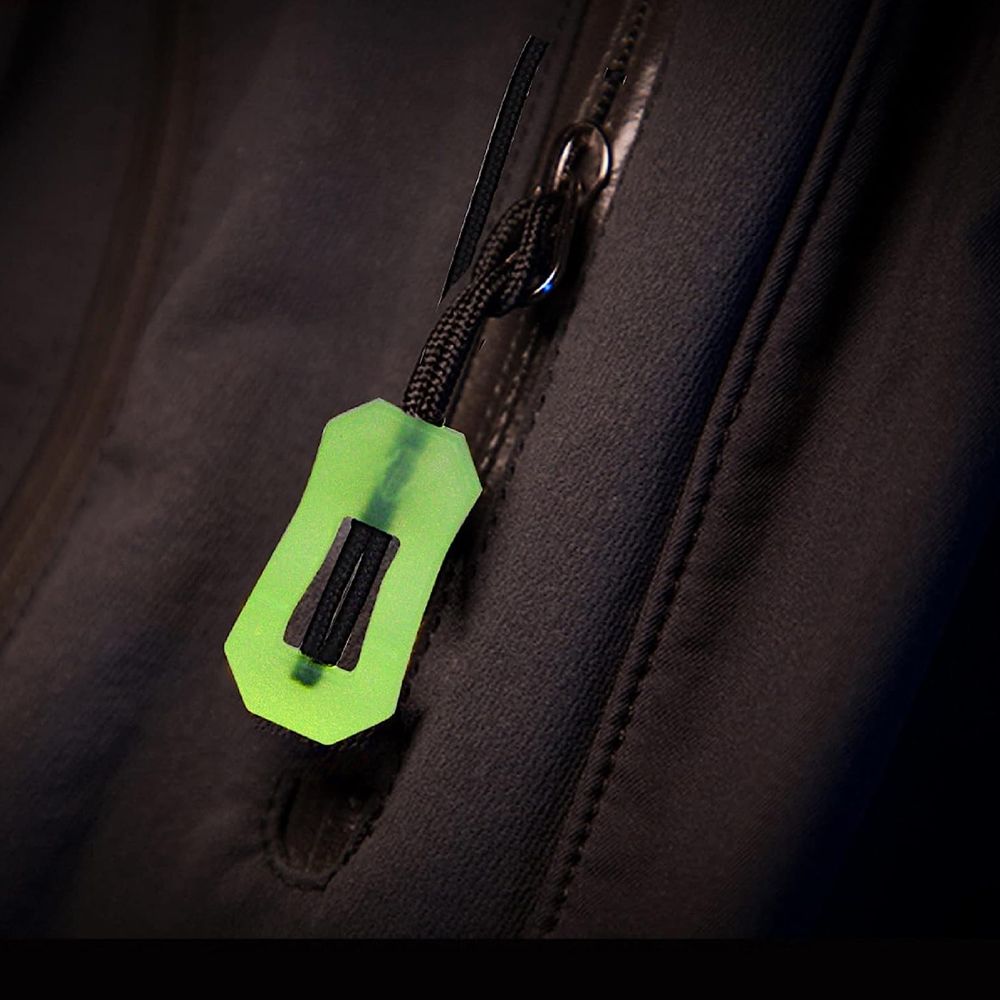 Camping Anti Losing Lumo Glow in the Dark Zipper Pull Cord