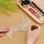 Craft Multifunctional S-shaped Patchwork Sewing Template Ruler (20cm)