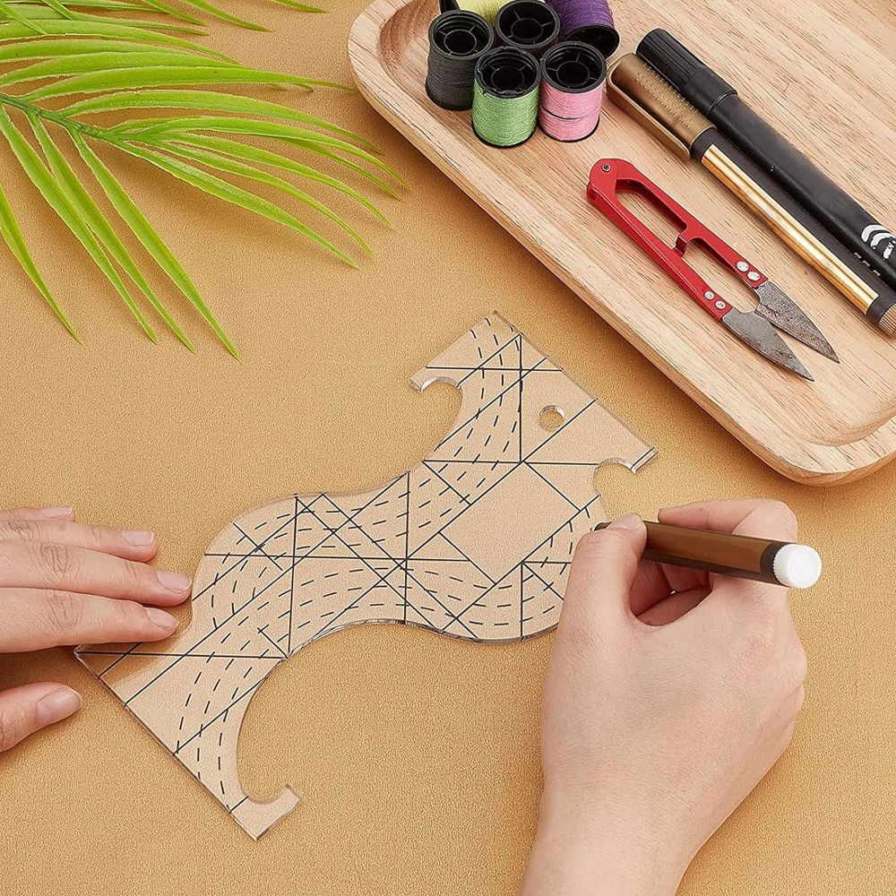Craft Multifunctional S-shaped Patchwork Sewing Template Ruler (20cm)