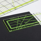 Craft Multifunctional Square Acrylic Quilting Fabric Cutting Ruler Set Of 6 - Yellow