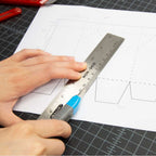 Craft Multifunctional Heavy Duty Stainless Steel Metal Ruler Set Of 3
