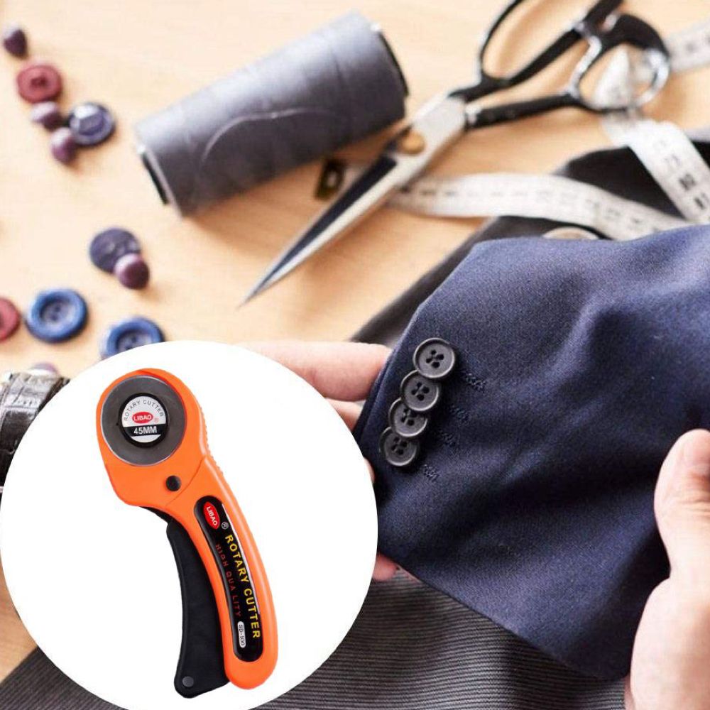 Craft DIY Stationery Rotary Cutter Blades & T-shirt Rulers Set Of 12