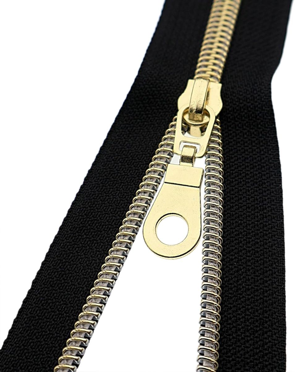 Craft One Roll Nylon Coil Zipper For Sewing With Bronze Teeth-366cm