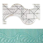 Craft Multifunctional S-shaped Patchwork Sewing Template Ruler (20cm)