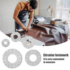 Craft Multi Size Circular Quilting Sewing Template Ruler Set of 5