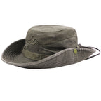 Camping Outdoor Fishing Bucket Hat - Green Aquarium Supplies - Green